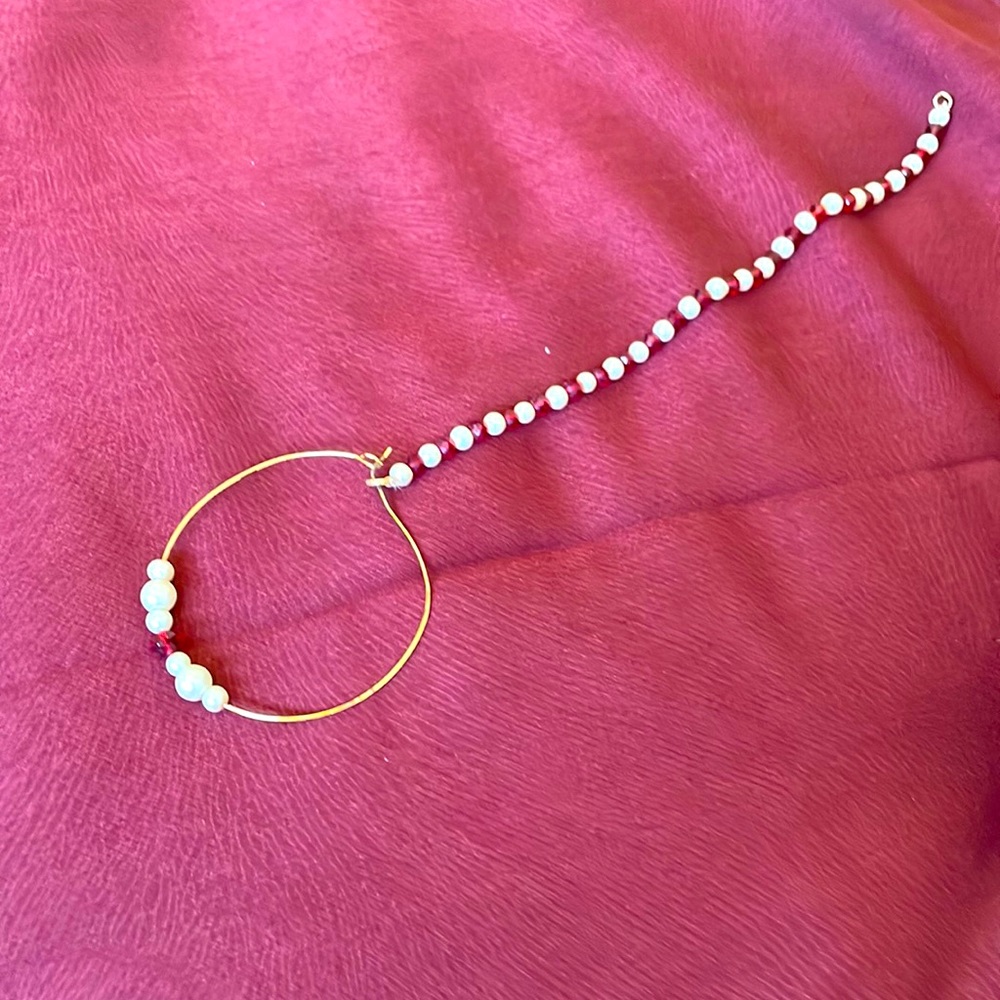 wedding nose ring "nathni"